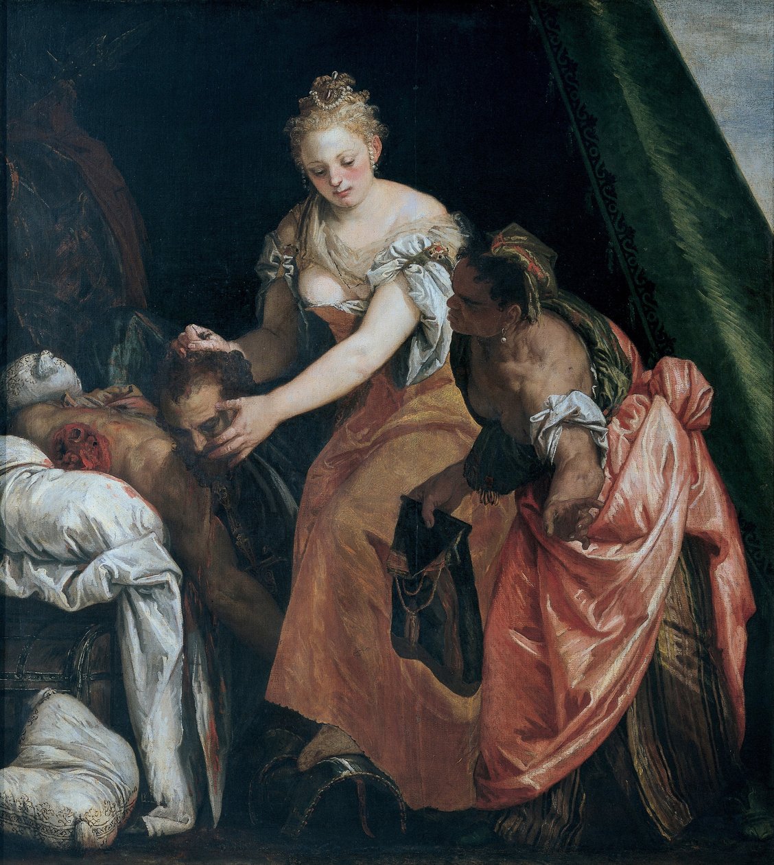 Judith med hovedet af Holofernes, ca. 1580 af Paolo Veronese