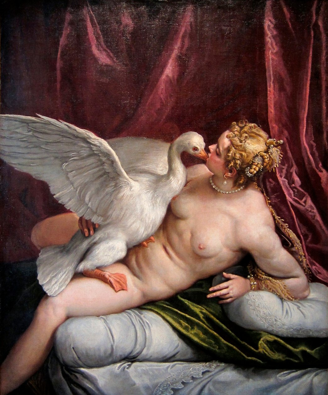Leda og svanen, 1585 af Paolo Veronese