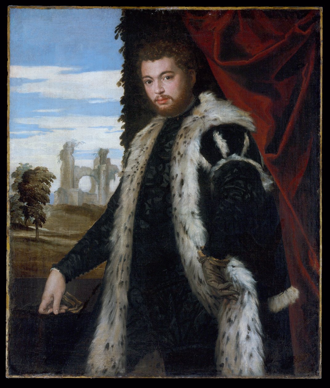 Portræt af en mand af Paolo Veronese