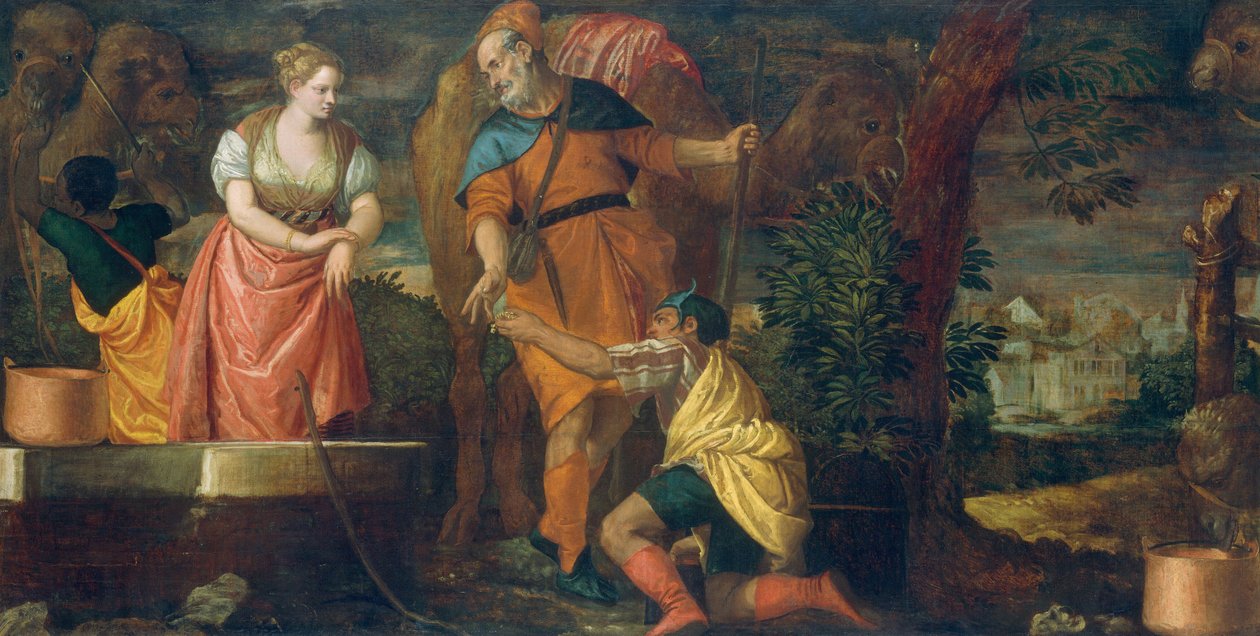 Rebecca ved Brønden, ca. 15821588 af Paolo Veronese