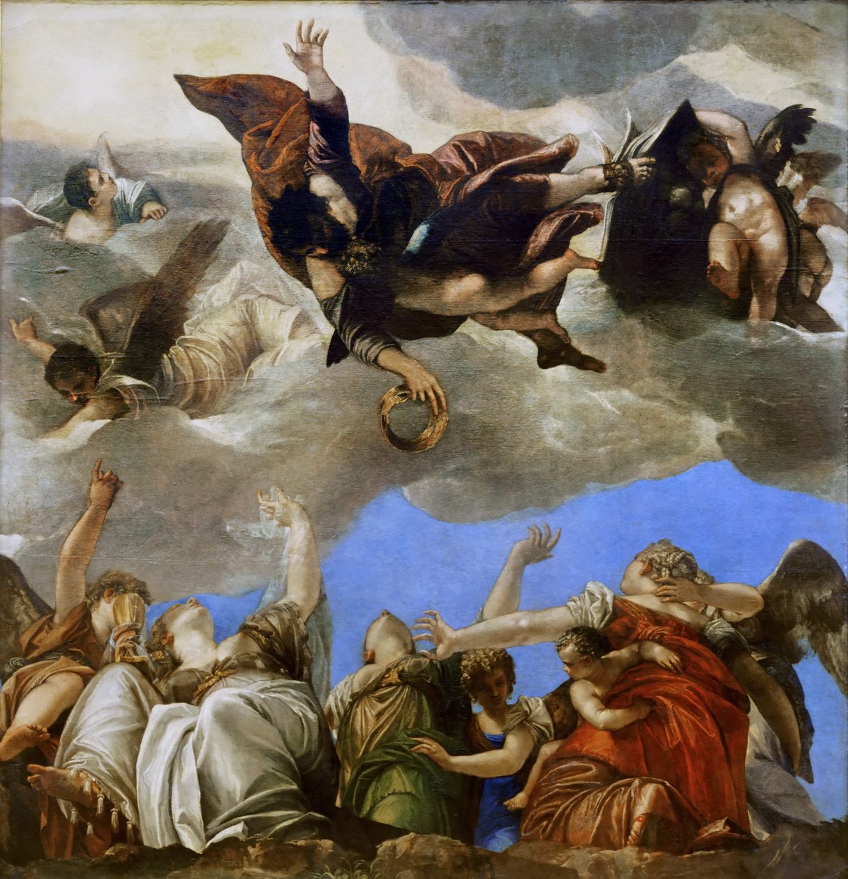 Sankt Markus belønner de teologiske dyder af Paolo Veronese