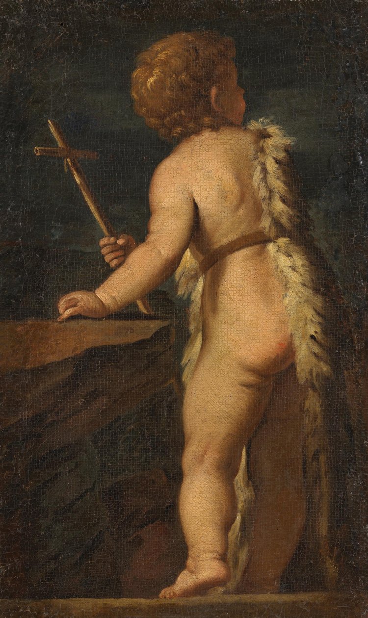 Der Heilige Johannes der Täufer als Kind af Paolo Veronese