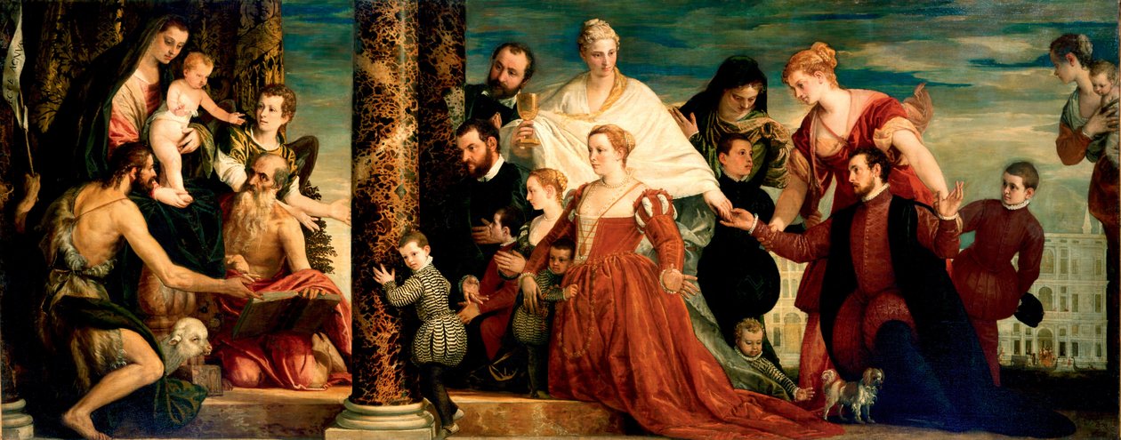 Madonnaen af Cuccina-familien, ca 1571-1572 af Paolo Veronese