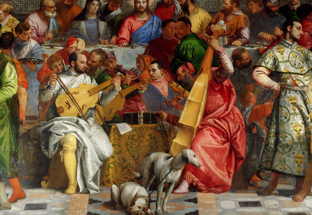 Bryllupsfesten i Cana Detail af Paolo Veronese