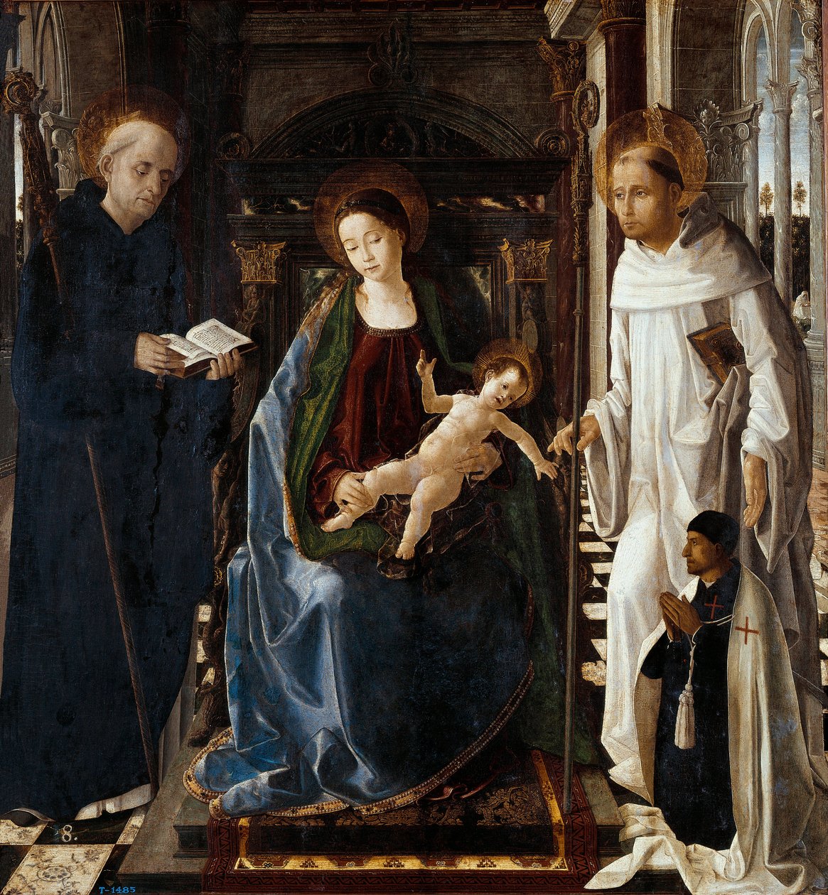 Jomfruen af ridderen af Montesa af Paolo de San Leocadio