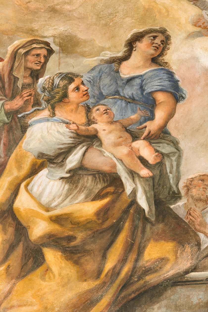 Fresker, der skildrer Sankt Cataldos liv af Paolo di Matteis