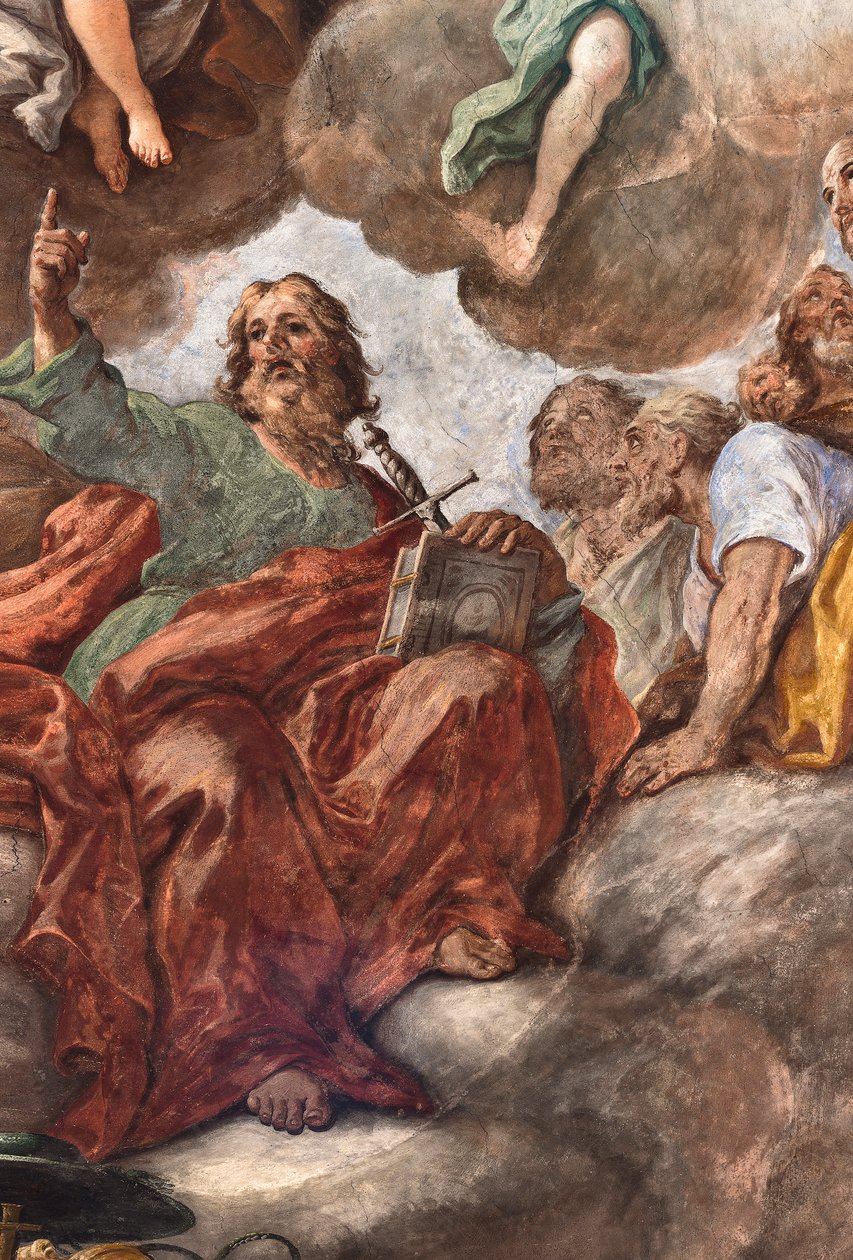 Fresker, der skildrer Sankt Cataldos liv af Paolo di Matteis