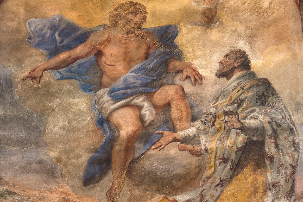 Fresker, der skildrer Sankt Cataldos liv af Paolo di Matteis