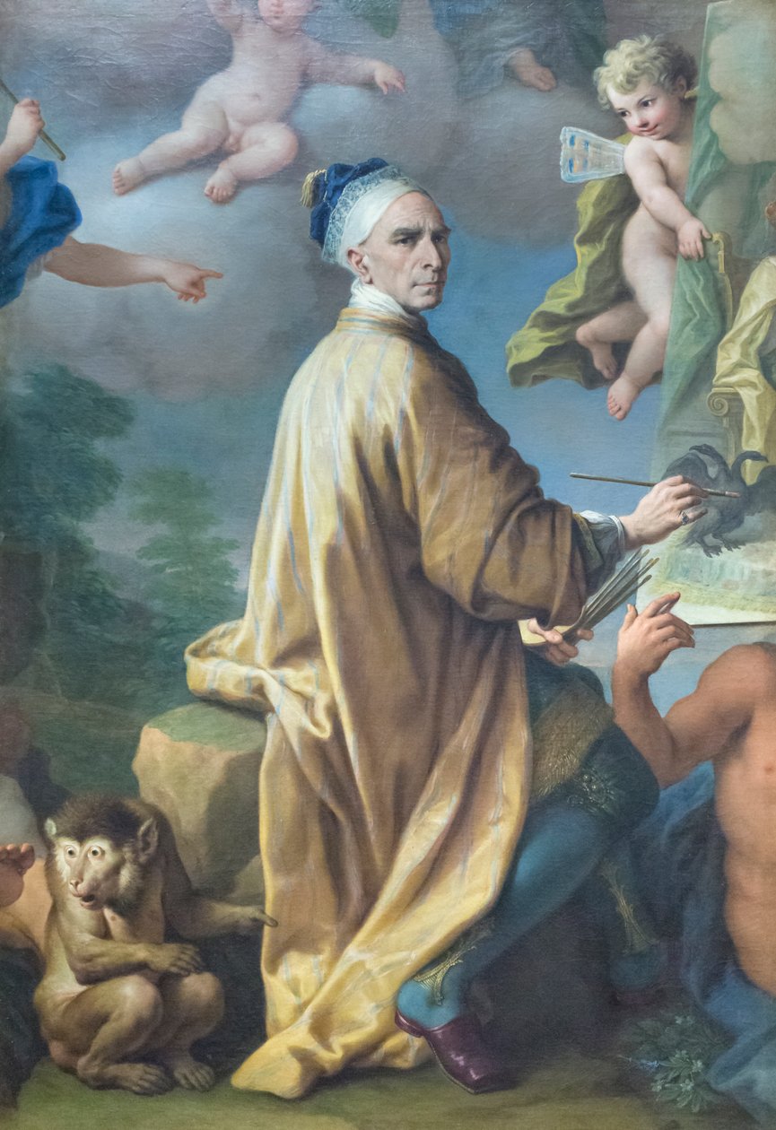 Selvportræt, post 1714, Paolo de Matteis (olie på lærred) af Paolo di Matteis