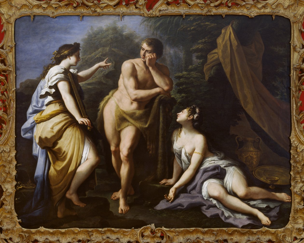 Valget af Herkules, 1712 af Paolo di Matteis
