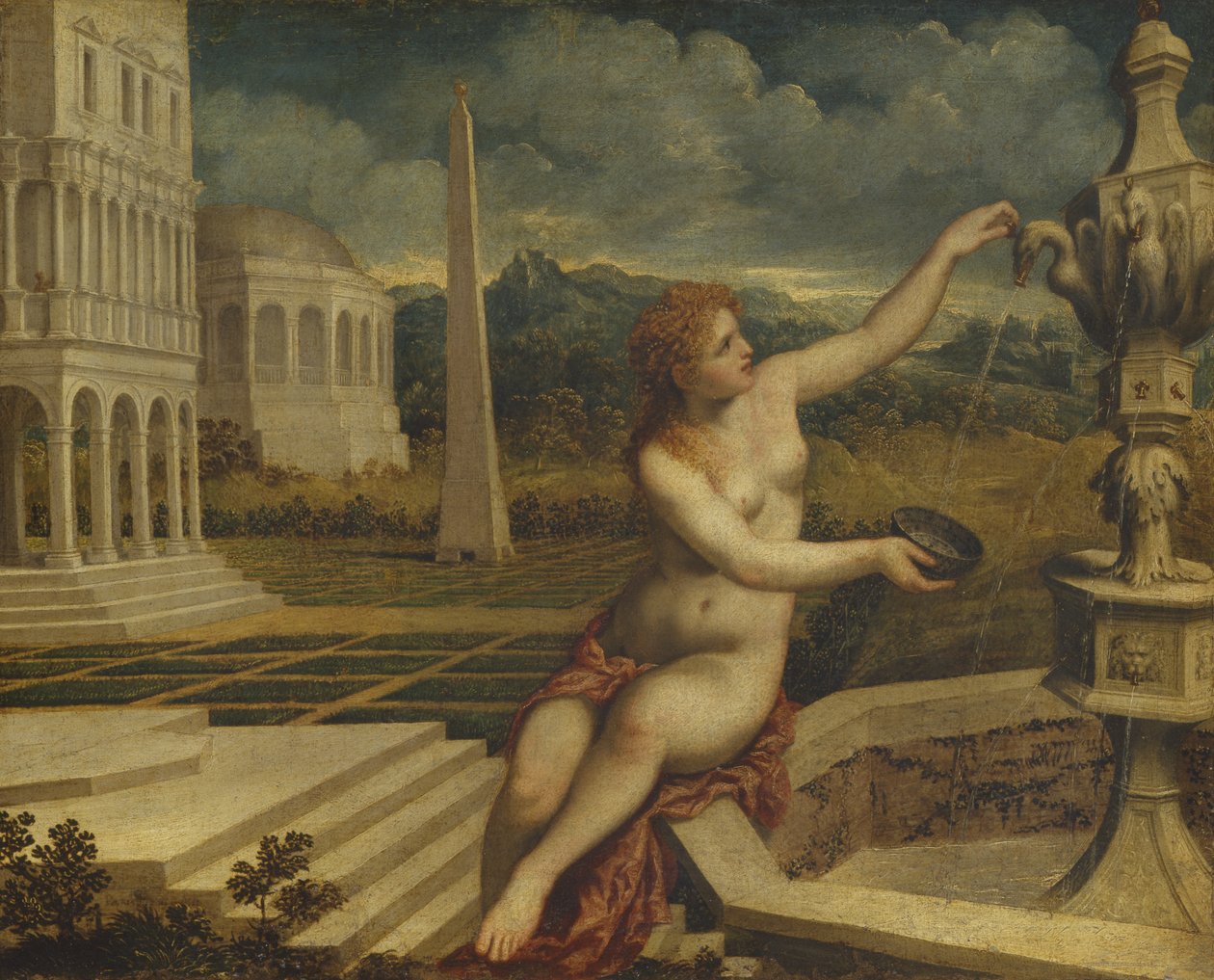 Batseba, 1552 af Paris Bordone