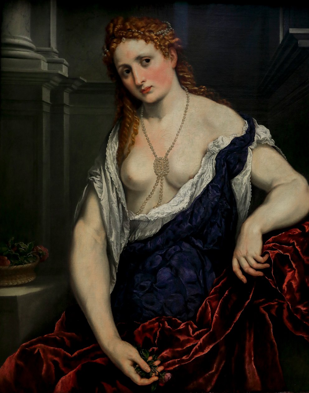 Flora, romersk forårsgudinde af Paris Bordone