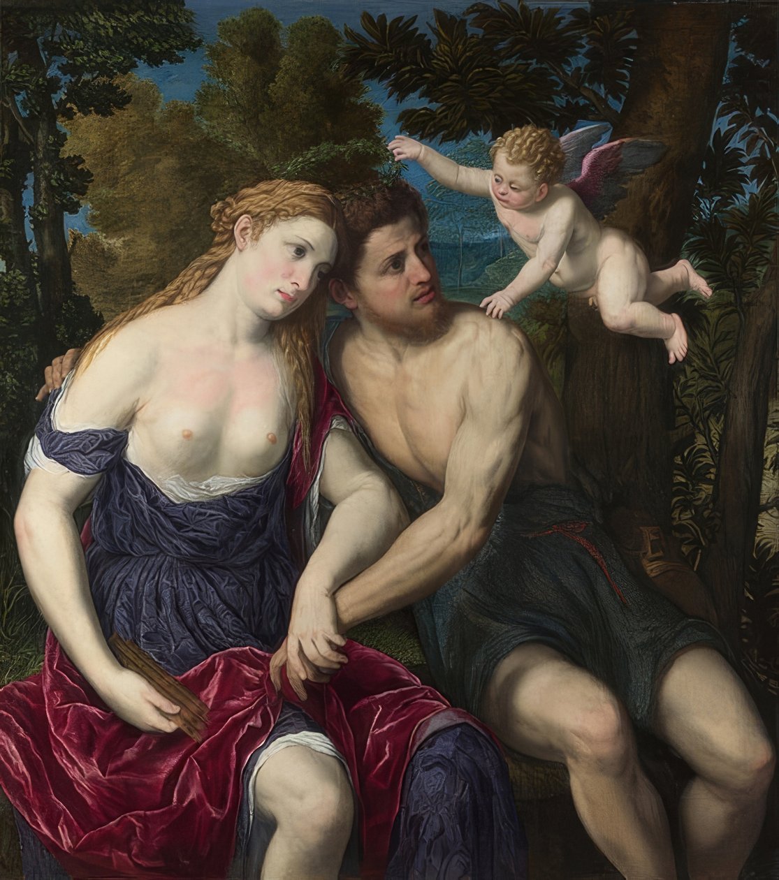 Elskere. 1555-60 af Paris Bordone