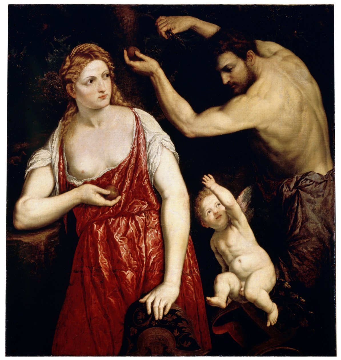 Venus og Mars med Amor, 1550