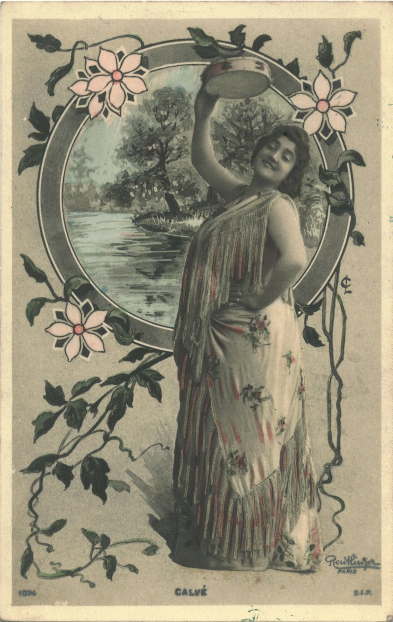 Emma Calve som Carmen af Paris Photo studio Reutlinger