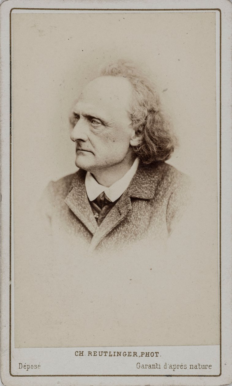 Portræt af pianisten og komponisten Henry Litolff 1818-1891. af Paris . Photo studio Reutlinger