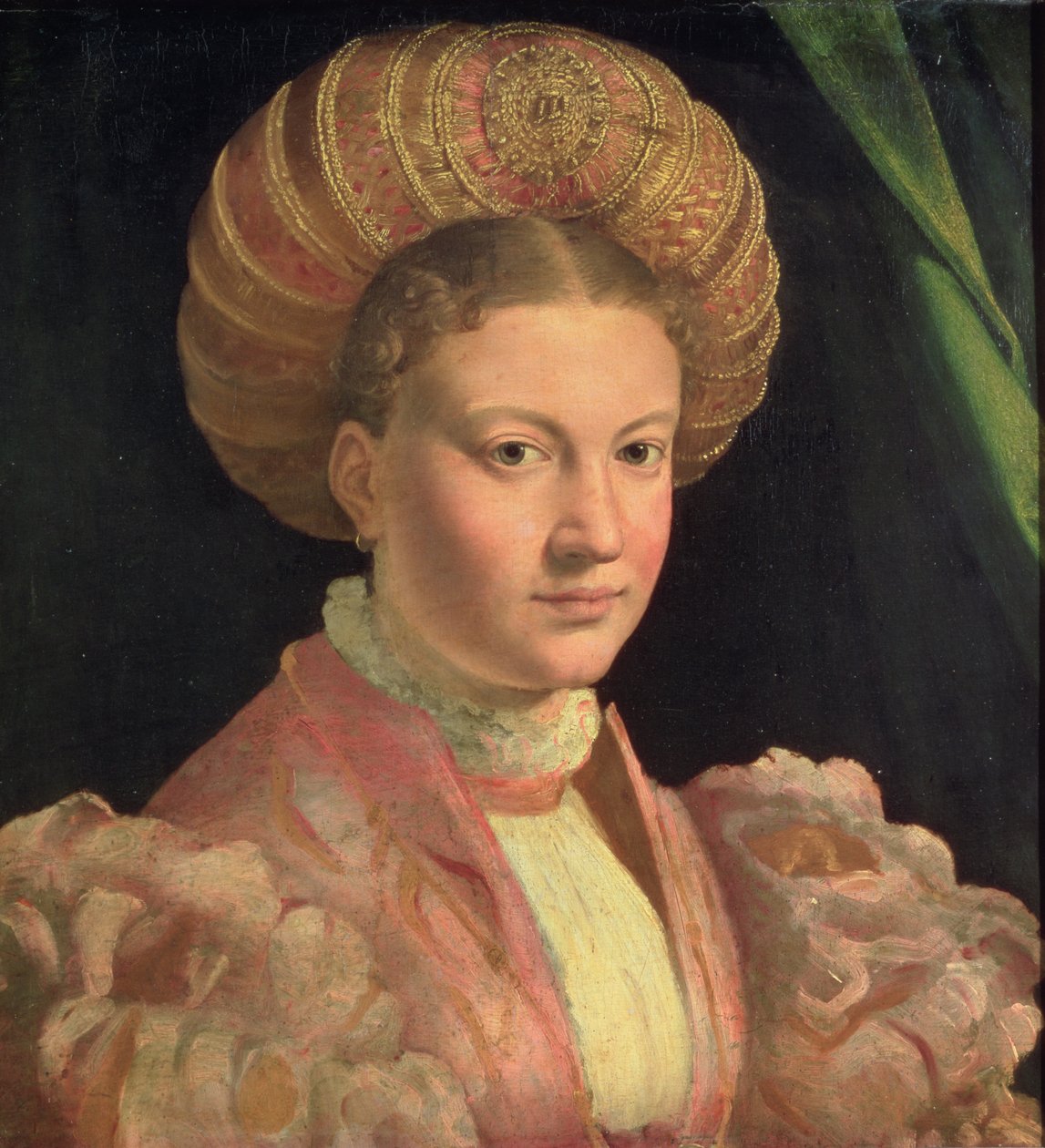 Portræt af en ung kvinde, muligvis grevinde Gozzadini, ca. 1530 (panel) af Parmigianino