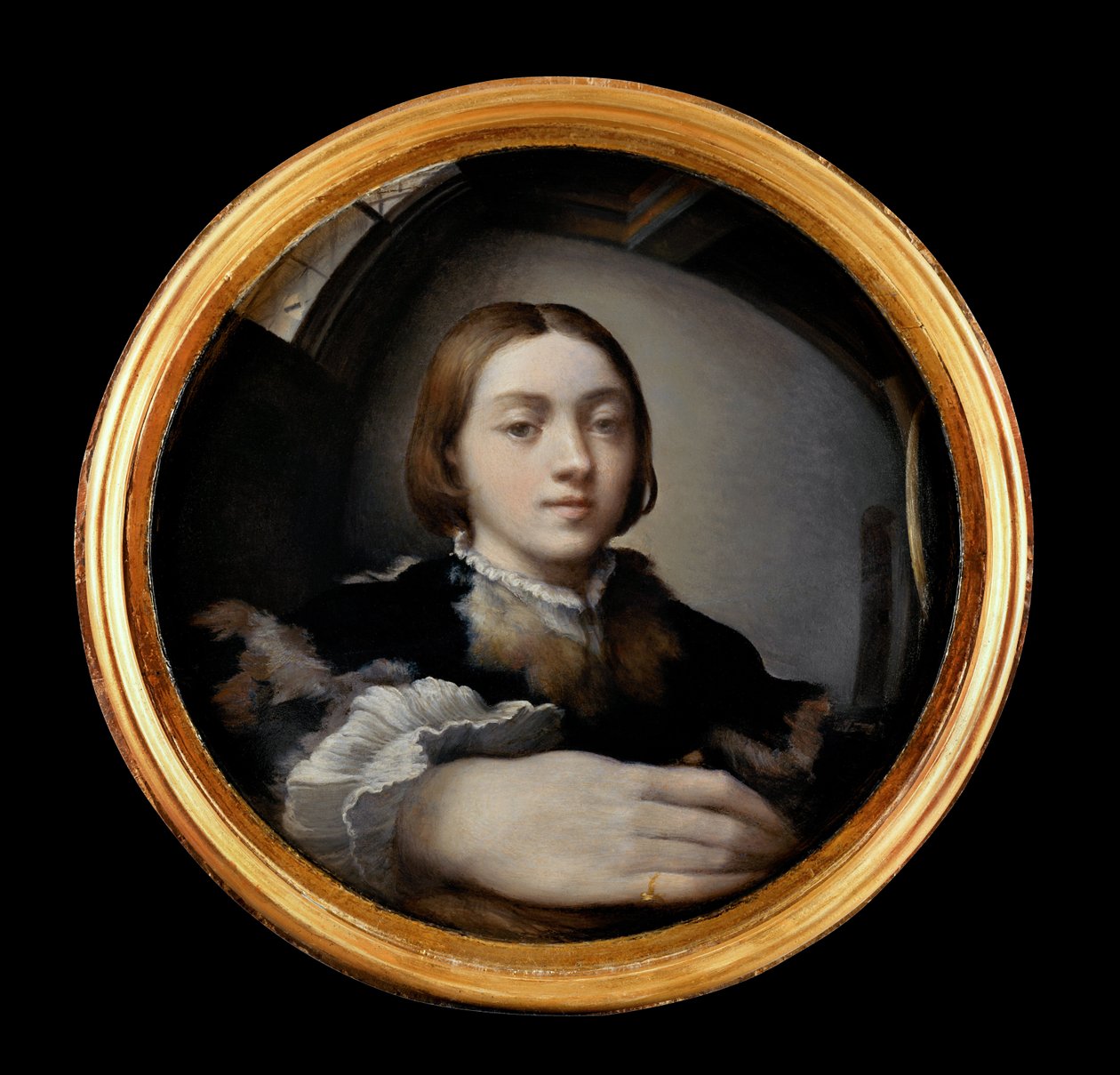 Selvportræt ved spejlet af Parmigianino