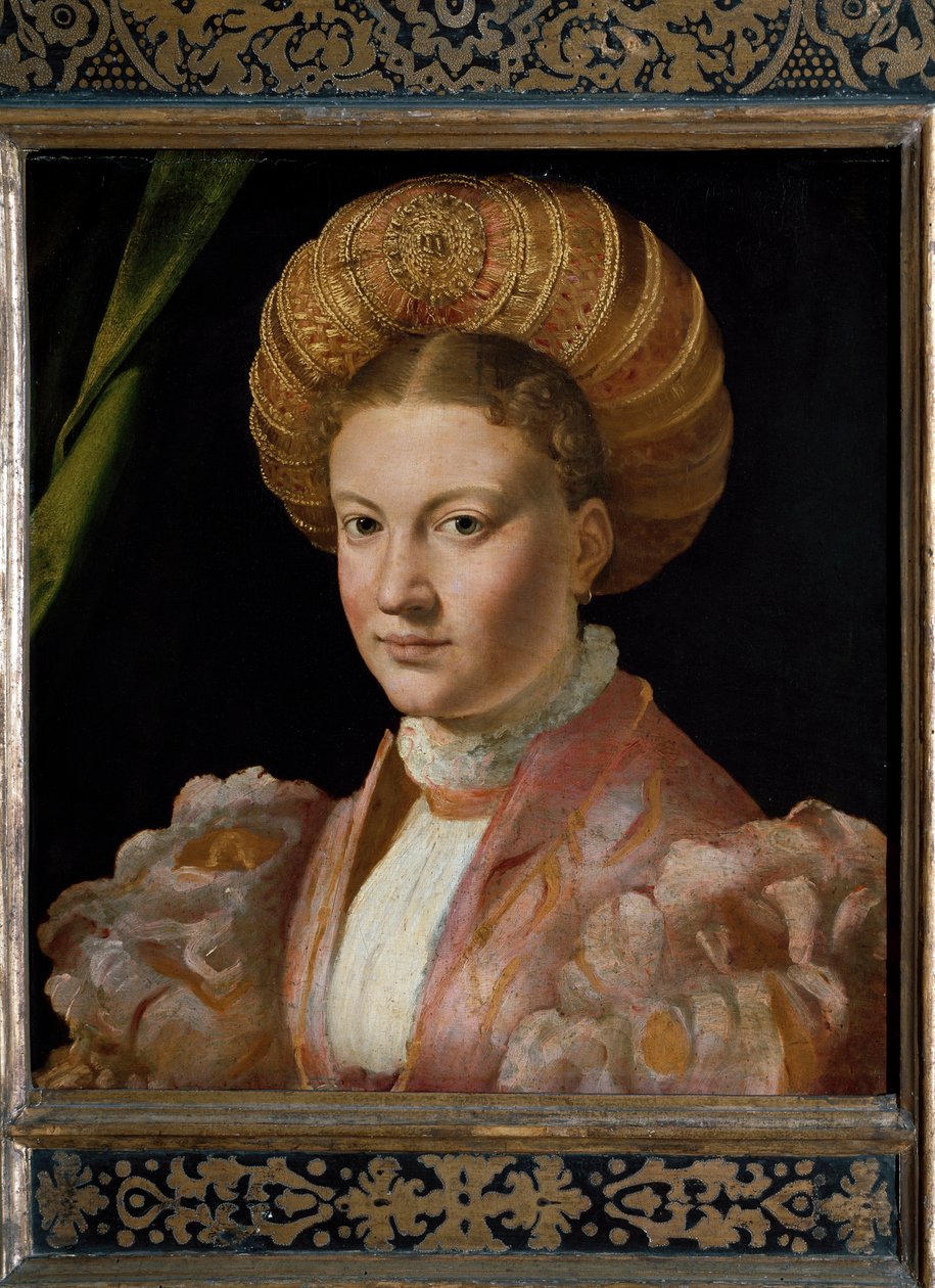 Portræt af en ung kvinde, grevinde Gozzadini. (Maleri af Parmigianino