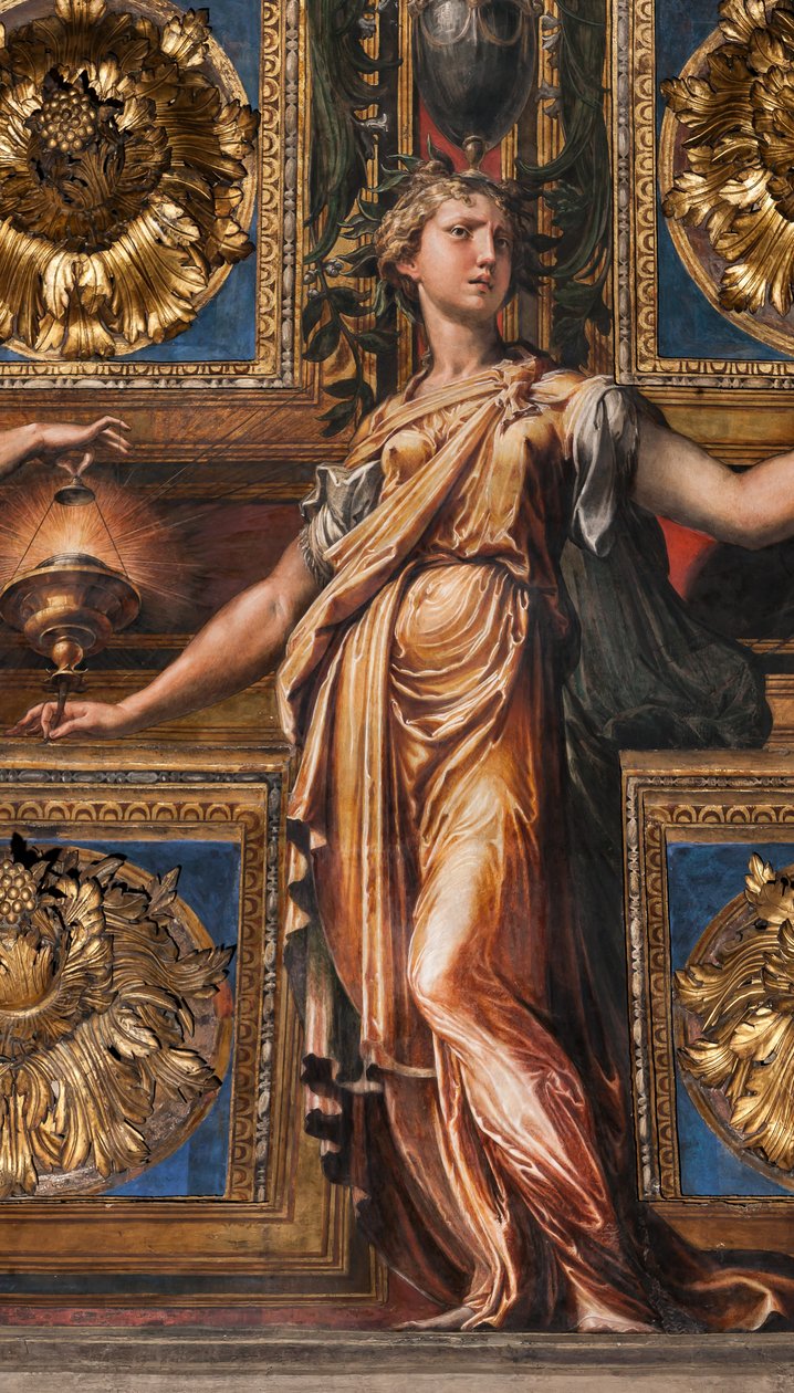 De tre vise jomfruer og tre tåbelige jomfruer af Parmigianino
