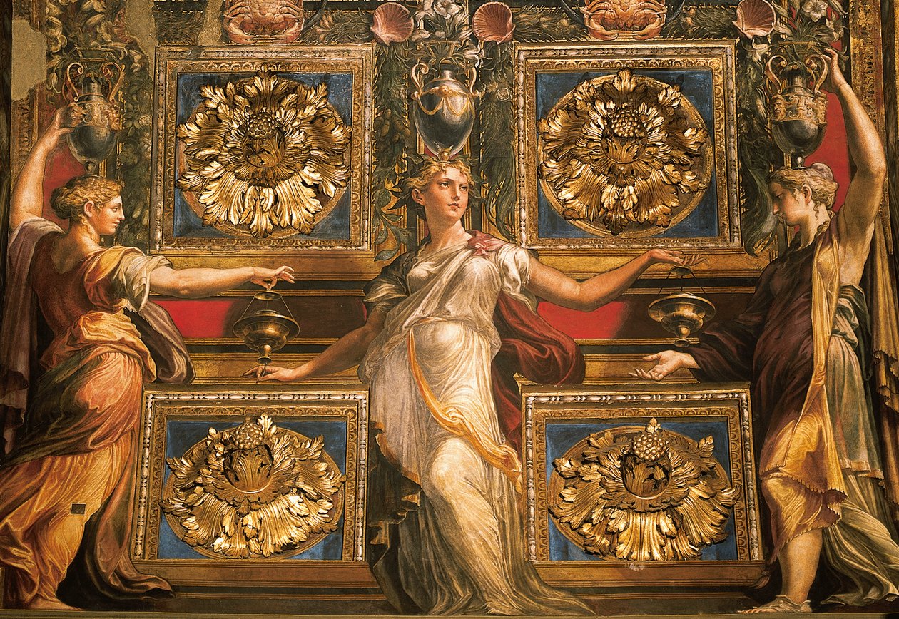 Three Foolish Virgins, af Francesco Mazzola, kendt som Parmigianino af Parmigianino