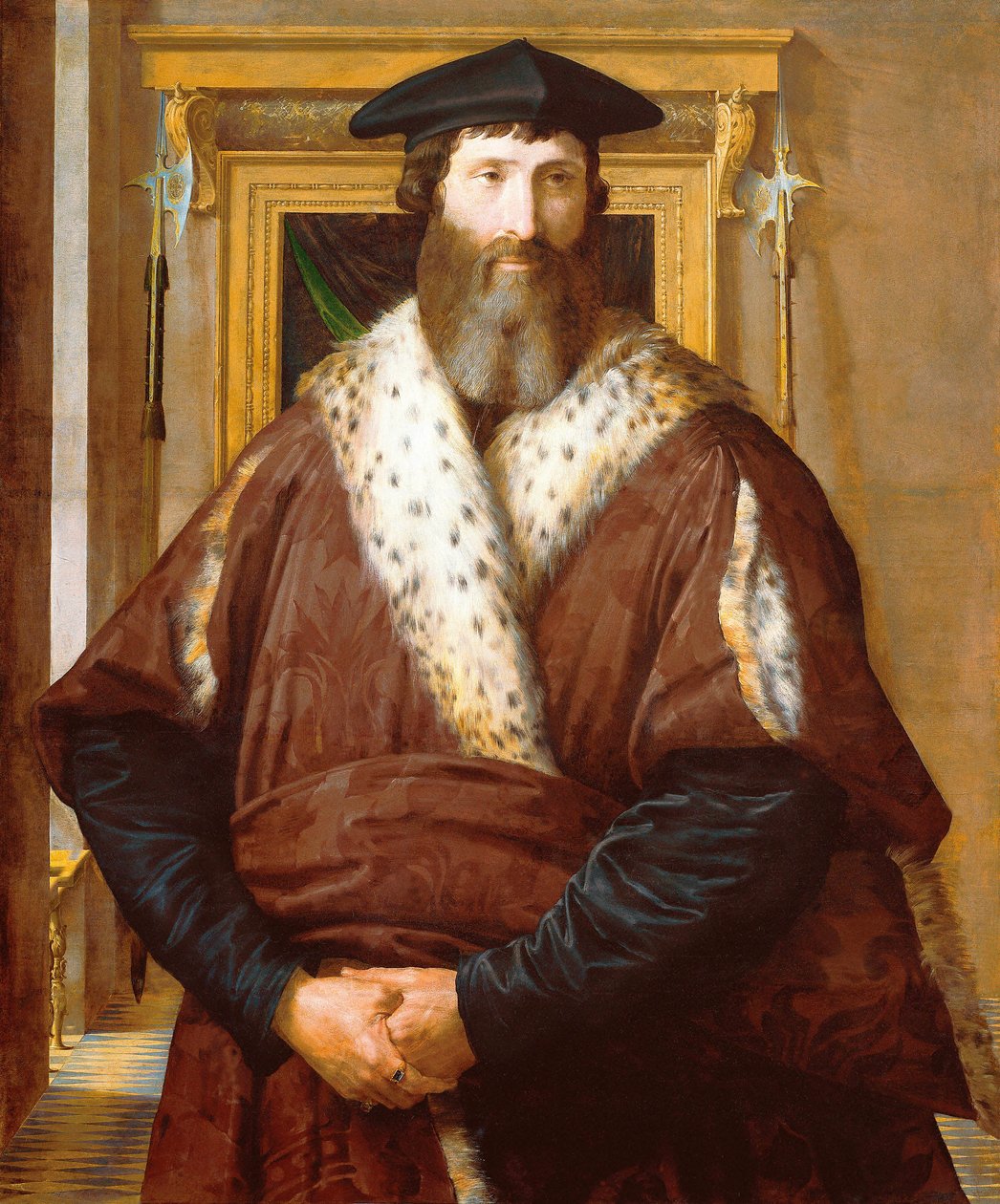Portræt af Malatesta Baglioni af Parmigianino