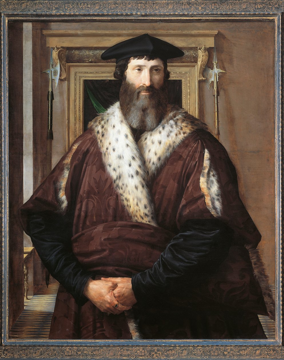 Portræt af Malatesta Baglioni af Parmigianino