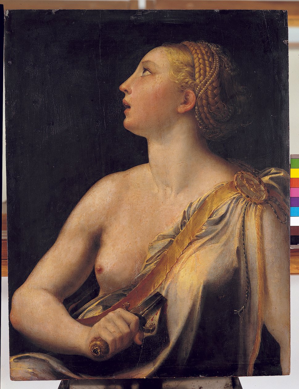 Roman Lucrezia, af Girolamo Francesco Maria Mazzola kendt som il Parmigianino af Parmigianino (1503 40)