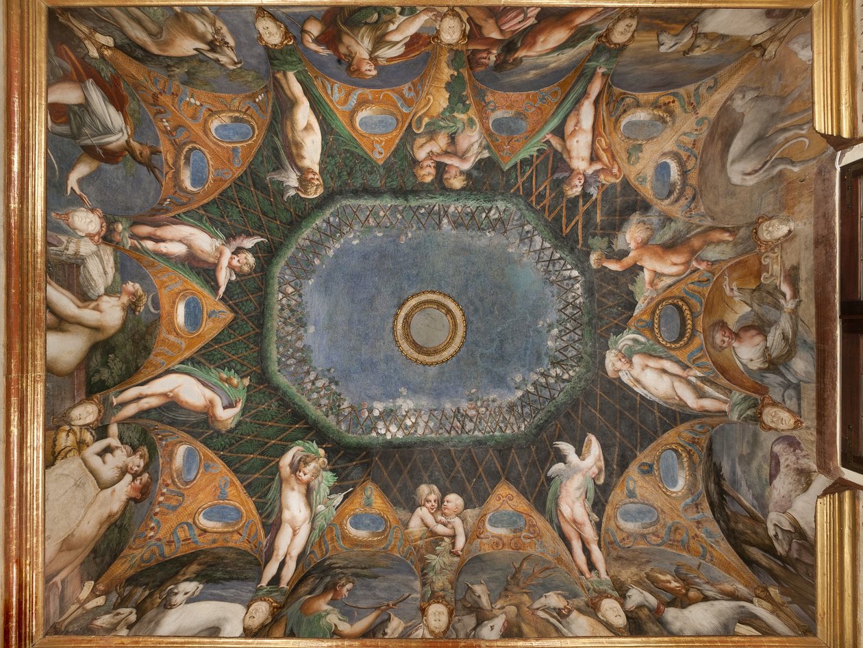 Værelse af Diana og Actaeon af Parmigianino