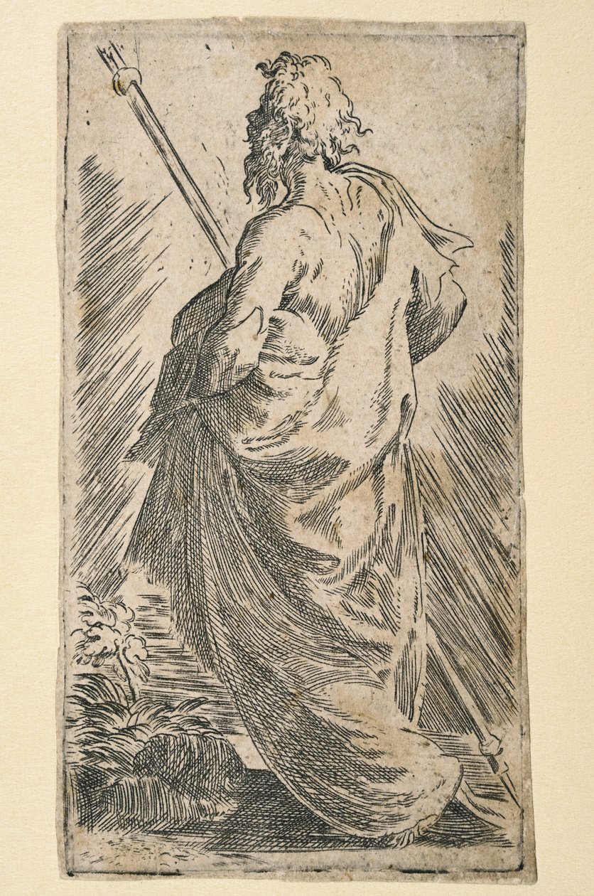 Sankt Jakob den større (radering) af Parmigianino