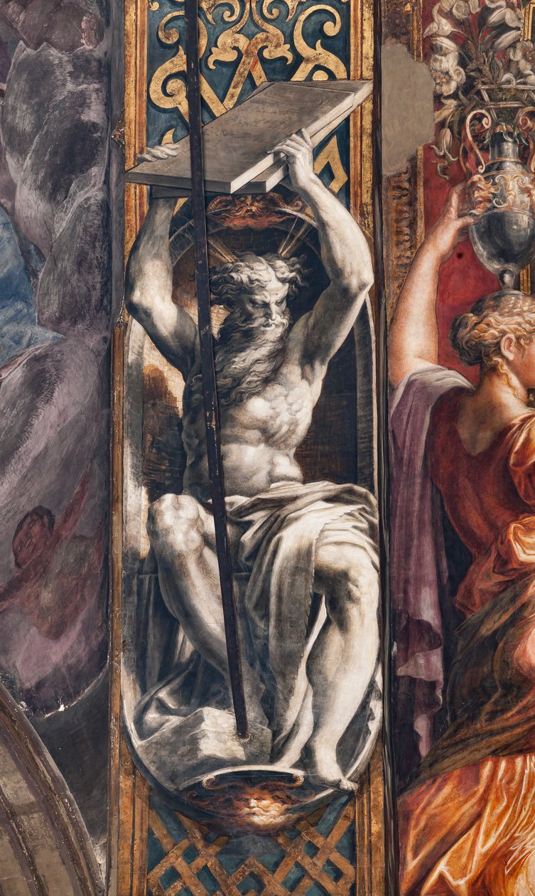 De tre vise jomfruer og tre tåbelige jomfruer af Parmigianino
