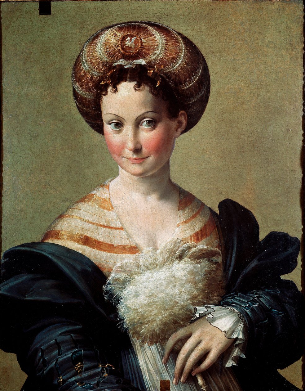 Favoritten eller den tyrkiske slave Maleri af Francesco Mazzola Il Parmigianino kaldet Parmesanen (1503-1540) 1530 ca. Søn. 67x53 cm Parma, Nationalgalleriet af Parmigianino