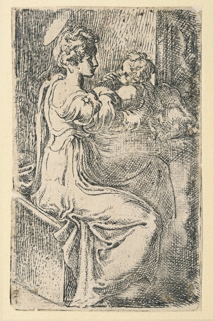 Jomfru og Barn af Parmigianino