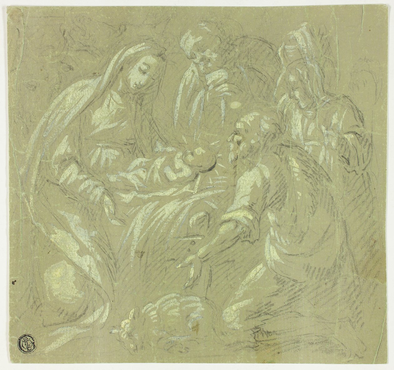 Tilbedelse af hyrderne af Parmigianino