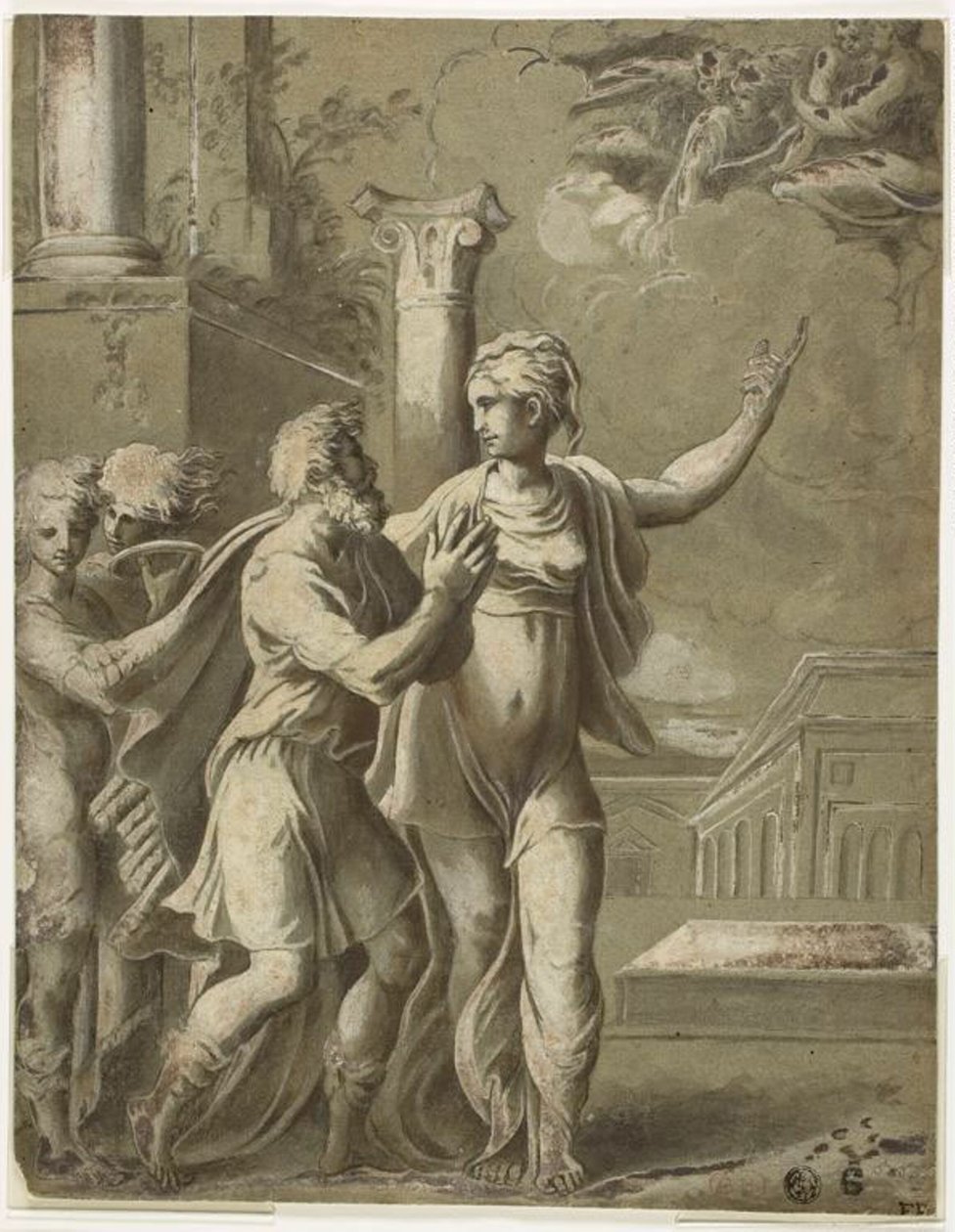 Augustus og den tiburtinske sibylle af Parmigianino