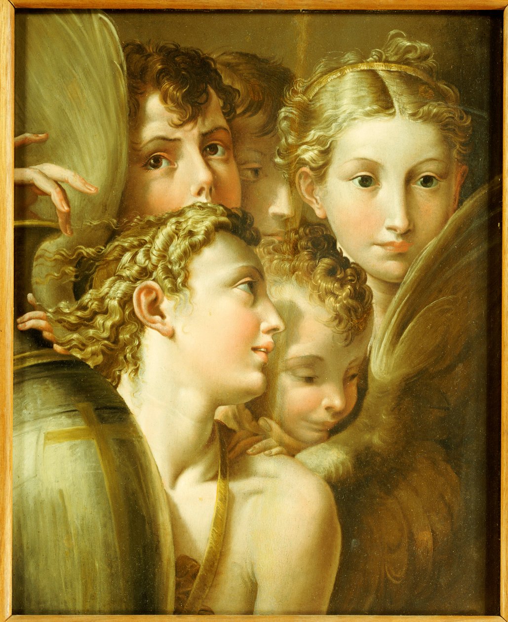 Fem engle af Parmigianino