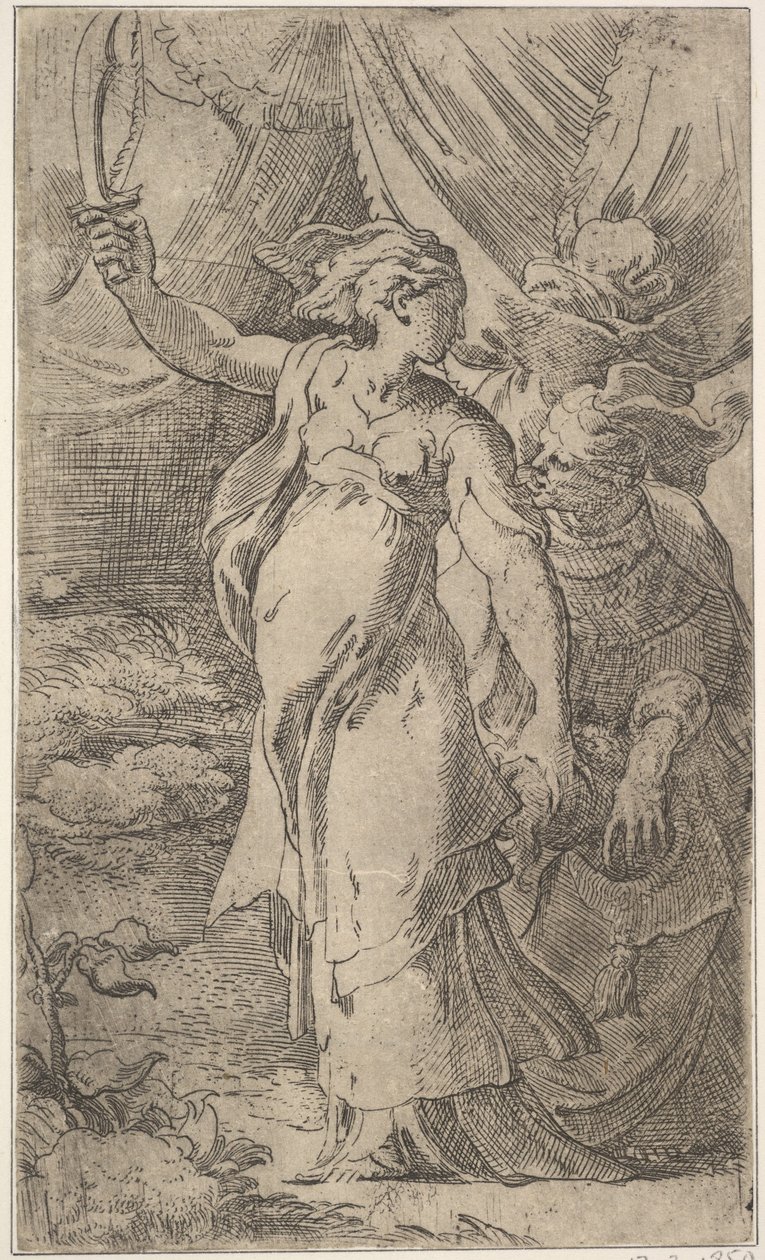 Judith, begyndelsen af det 16. århundrede. af Parmigianino