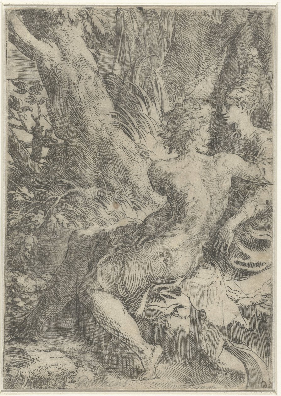 Kærlighedspar af Parmigianino