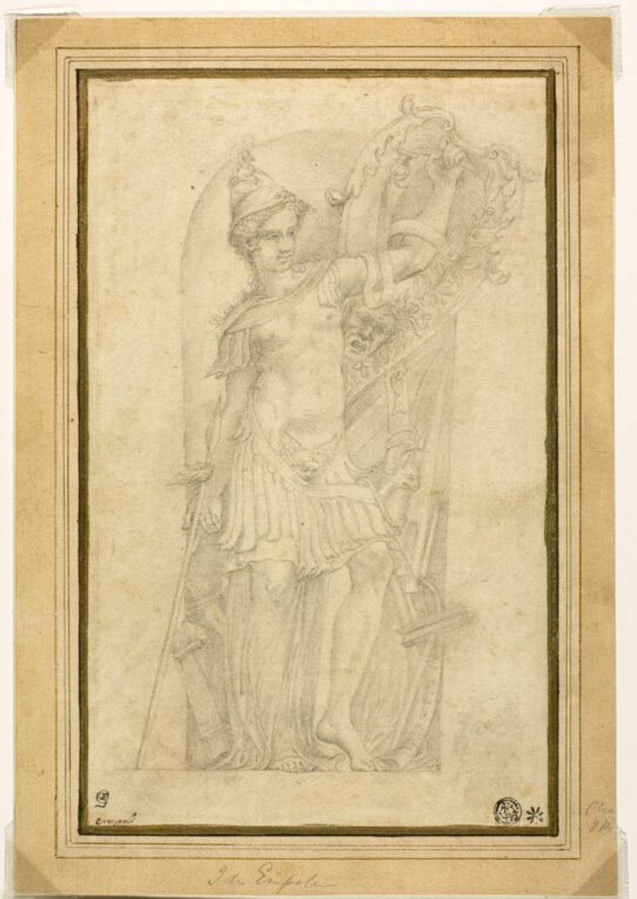 Minerva (eller Bellona) i en niche af Parmigianino