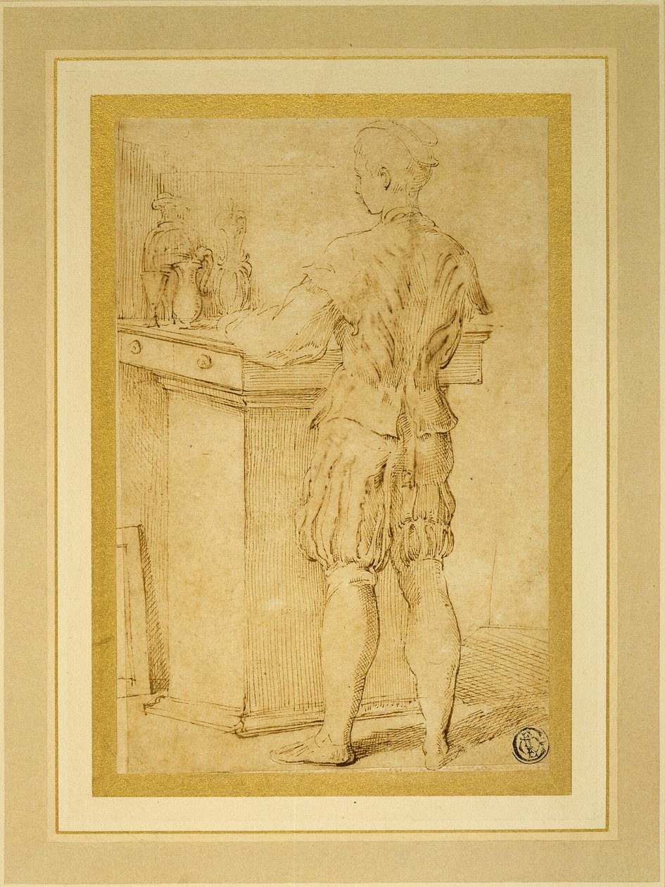 Page Serving Wine eller Malerens lærling af Parmigianino