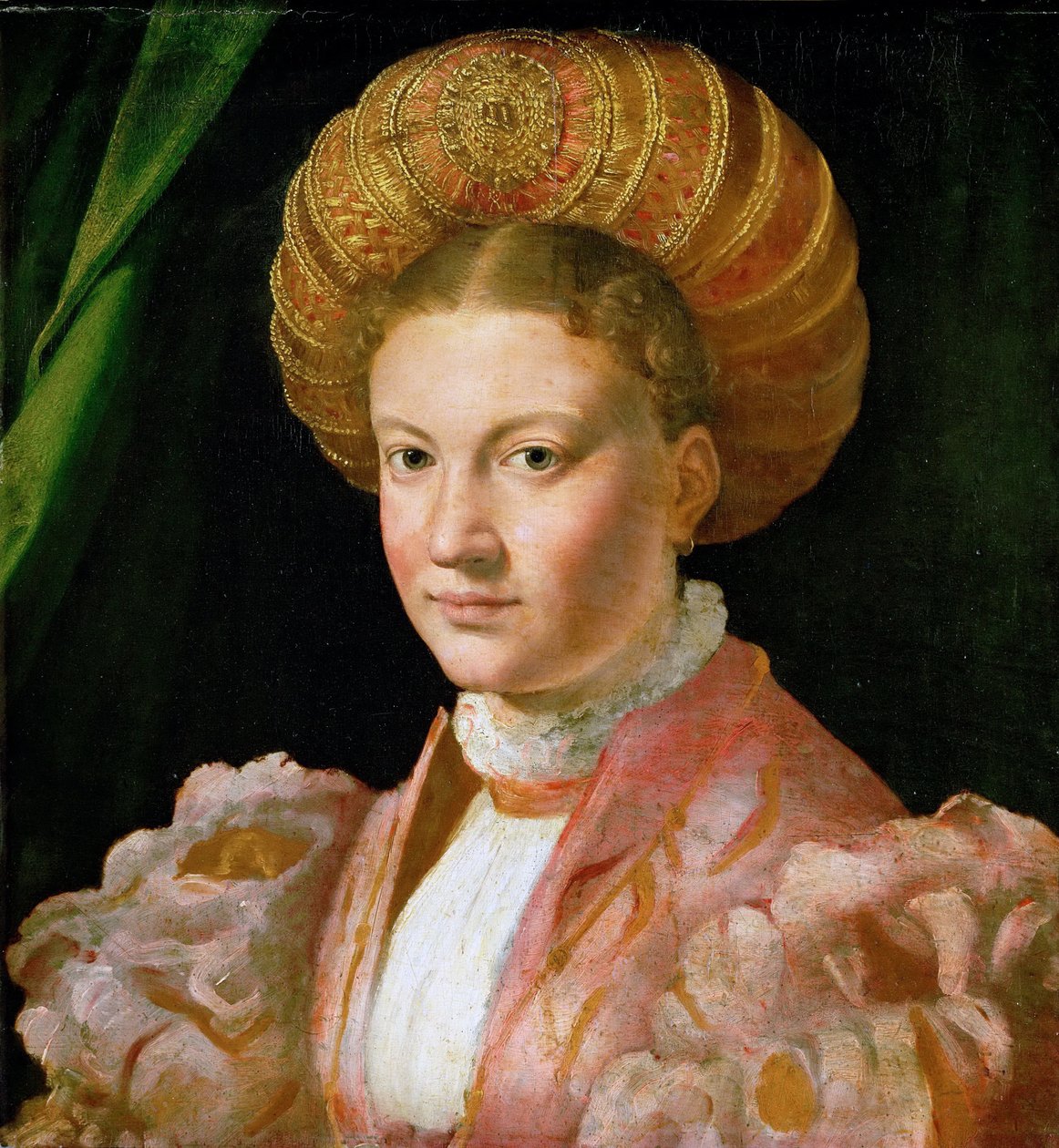 Portræt af en ung dame, ca 1530 af Parmigianino