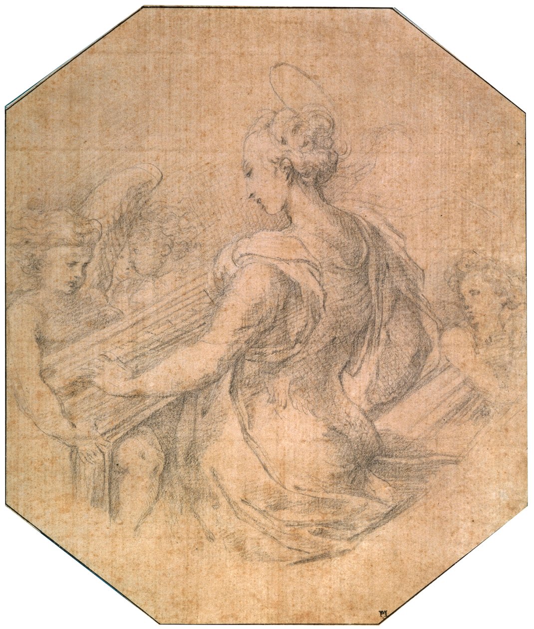 Sankt Cecilia, c1527-1530 af Parmigianino
