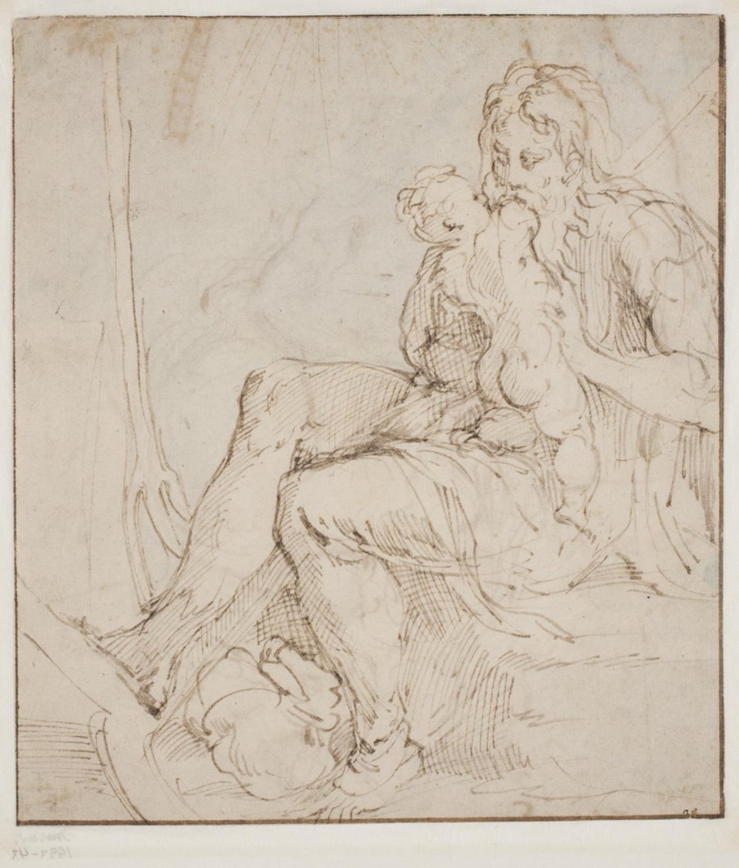 Saturn/Kronos fortærer et af sine børn af Parmigianino