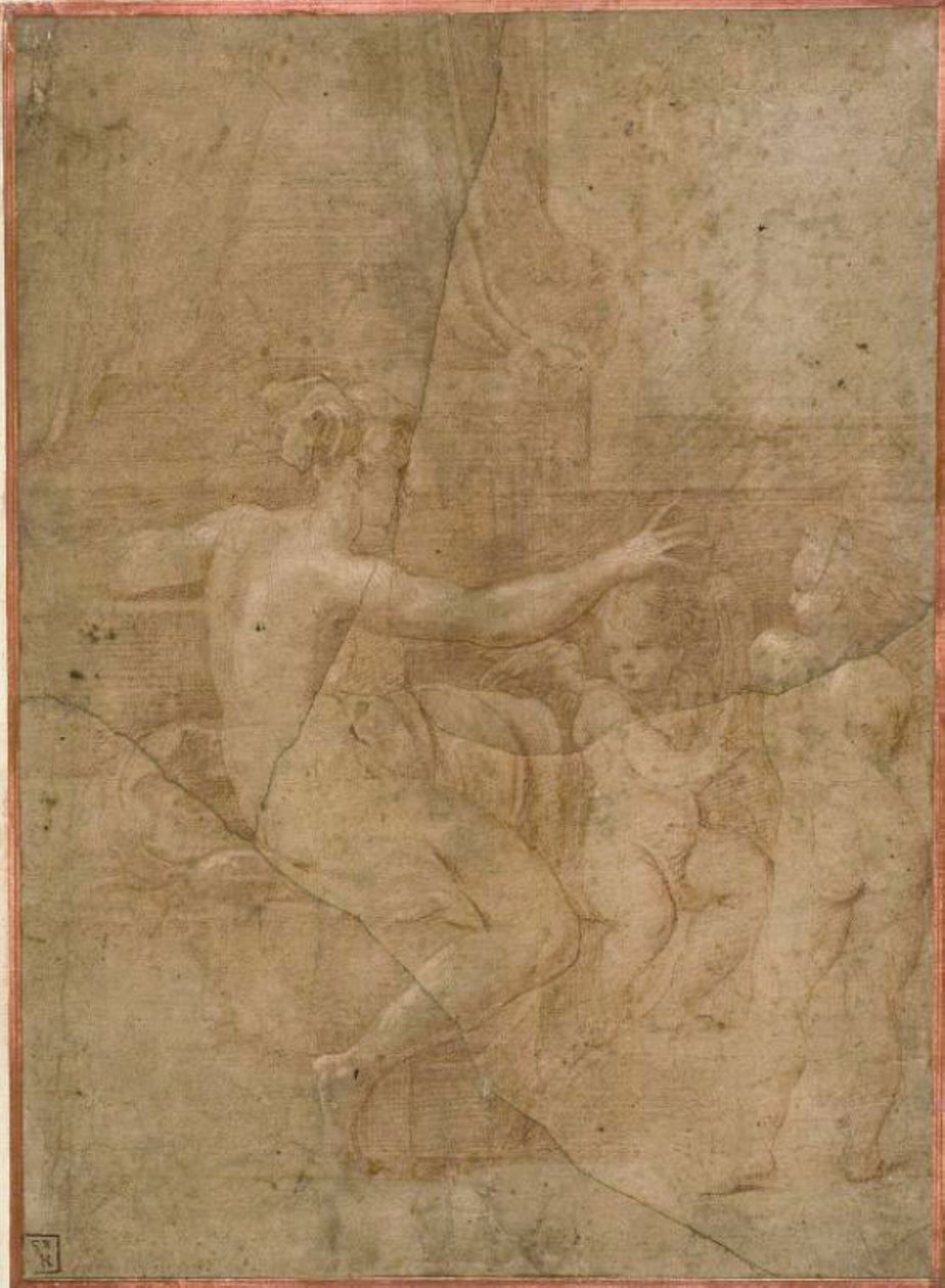 Venus med Amor og Putto af Parmigianino