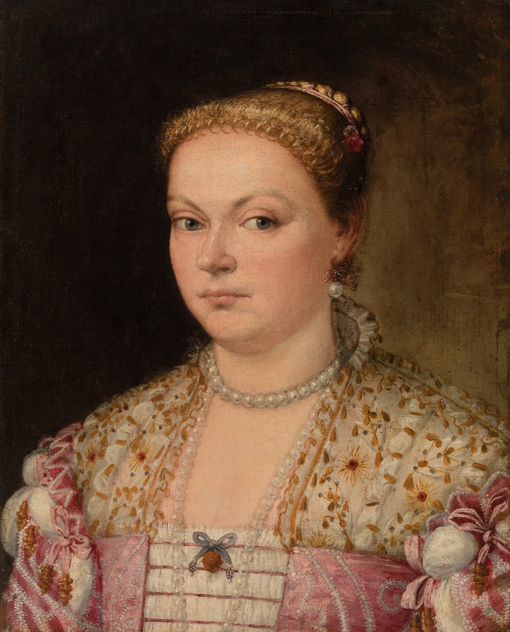 Portræt af en Dame af Parrasio Micheli, Veronese (Paolo Caliari)