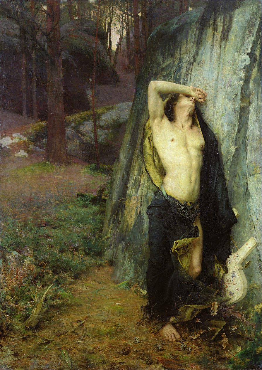 Orfeus død af Pascal Adolphe Jean Dagnan Bouveret