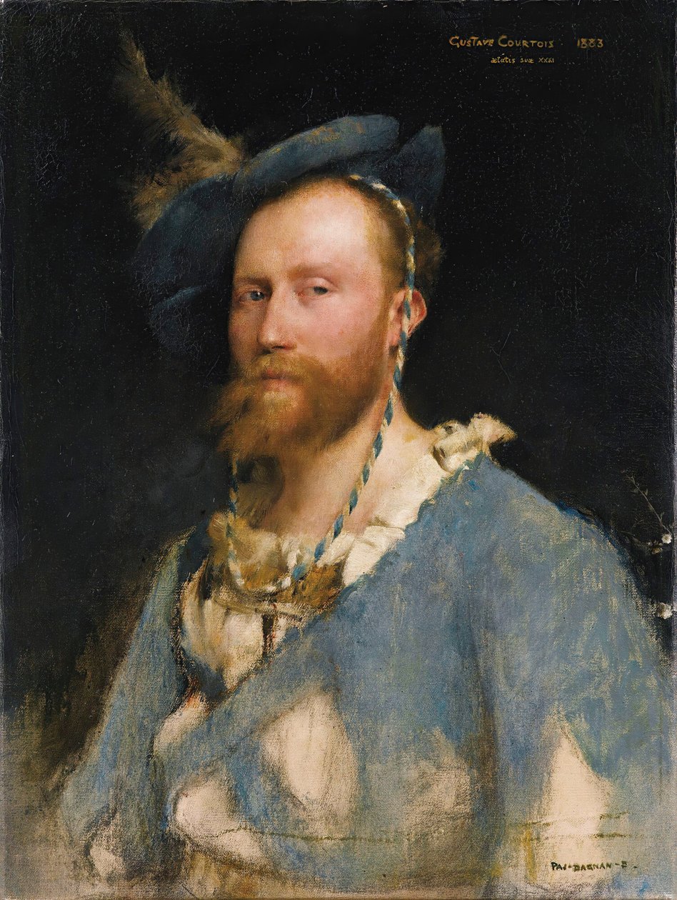 Portræt af kunstneren Gustave Courtois 1852-1923, 1883. af Pascal Adolphe Jean Dagnan Bouveret