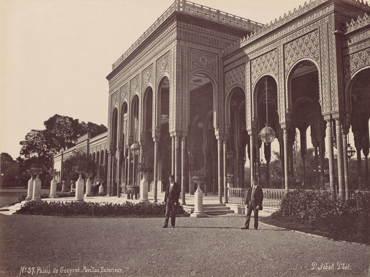Gézyret Palace, Udvendig pavillon, 1870