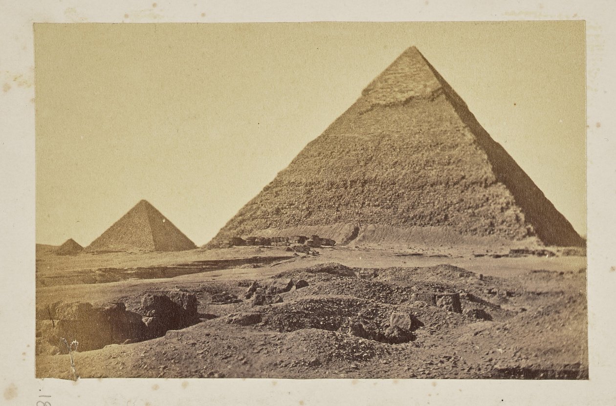 [Pyramiderne i Giza, Giza] af Pascal Sébah