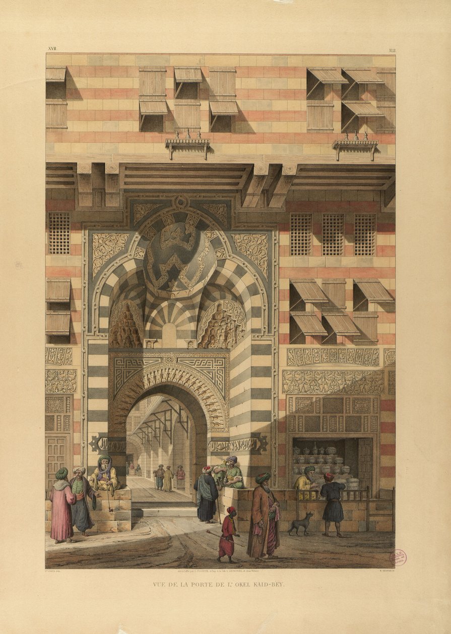 Sabil-Kuttab af Sultan Qaitbay af Pascal Xavier Coste